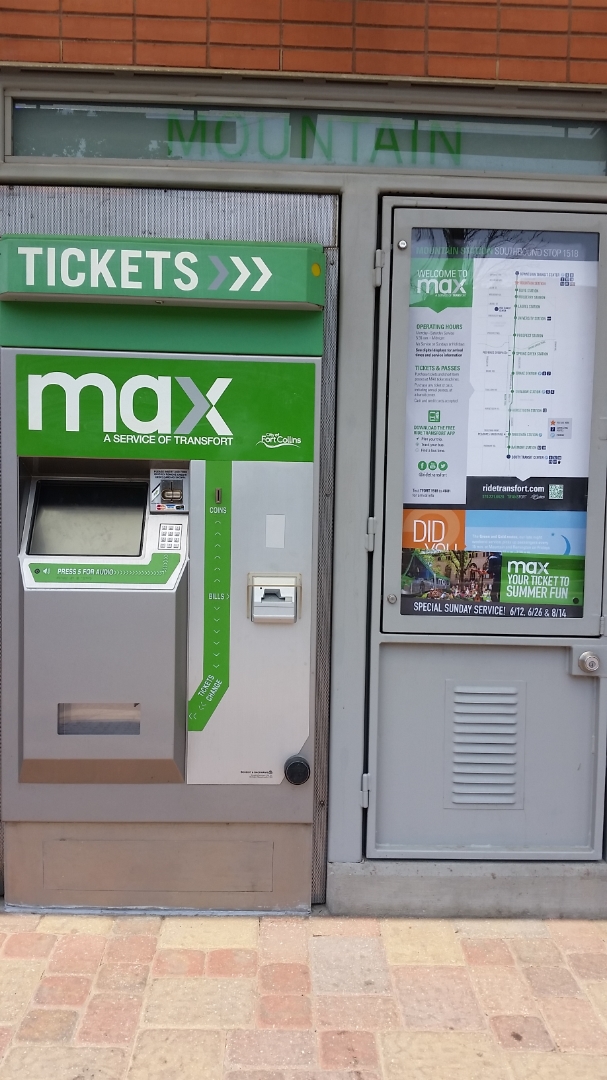 Ticket vending machine & information panel