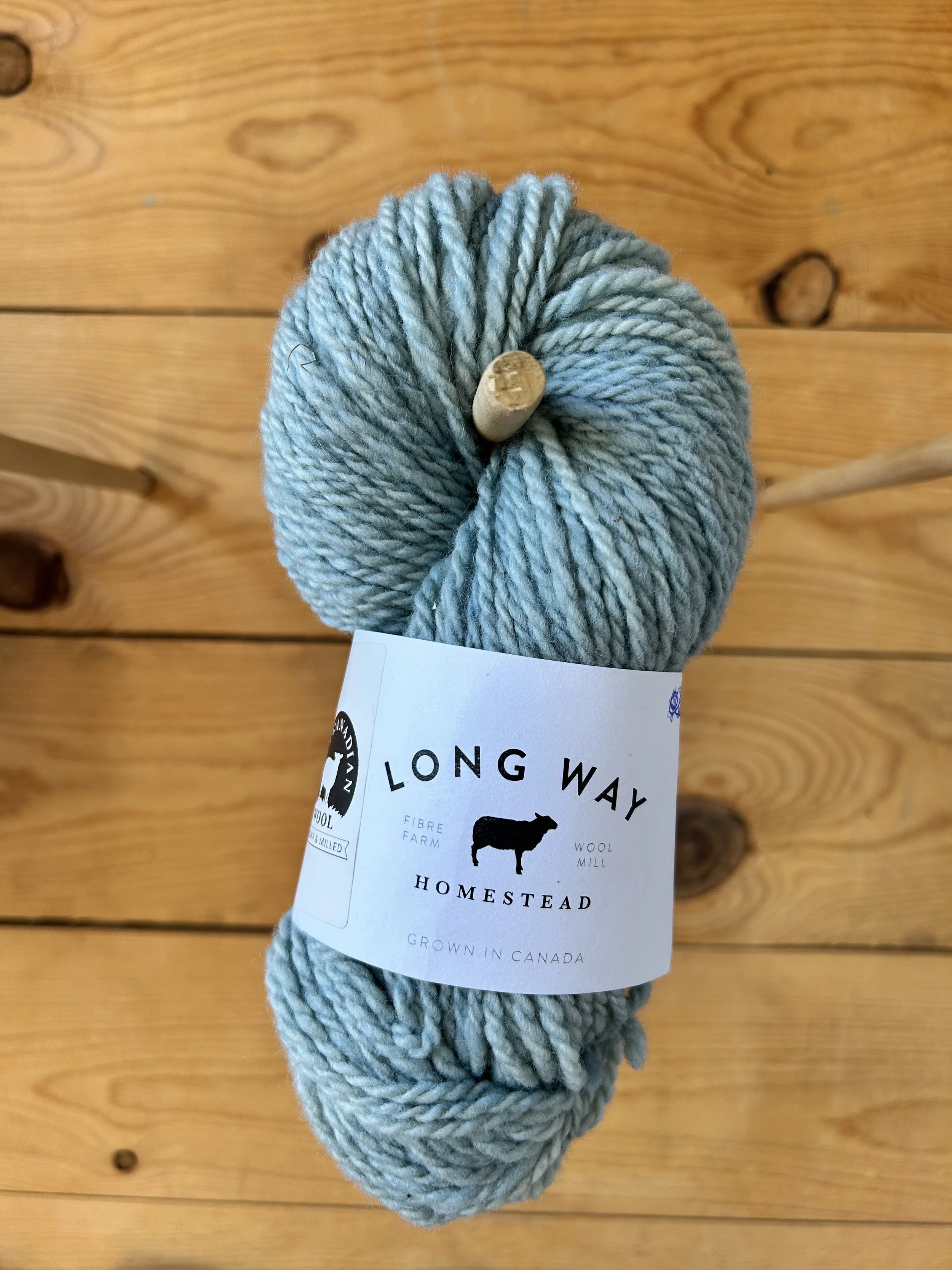 Canadian Wool Yarn — long way homestead
