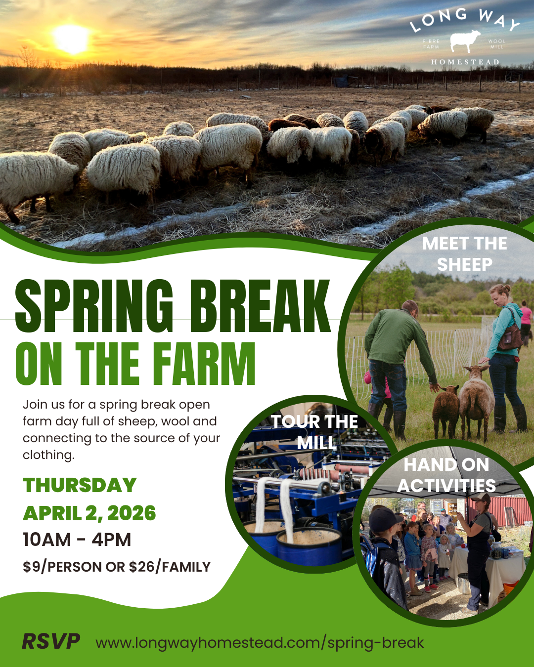 Spring Break on the Farm - Open Farm Day