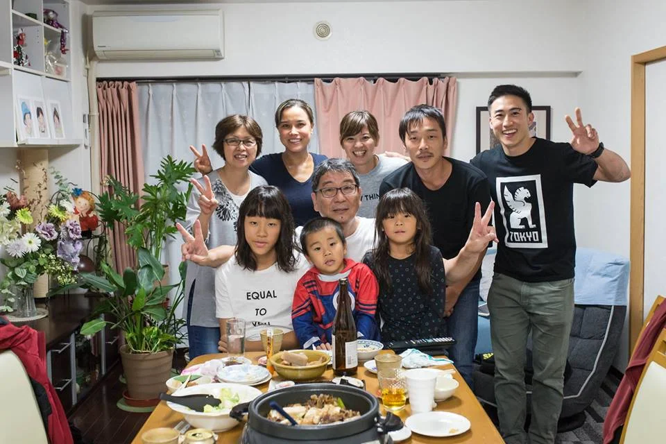 Enjoying a Gluten-Free Meal with My Japanese Family & a Friend from San Francisco