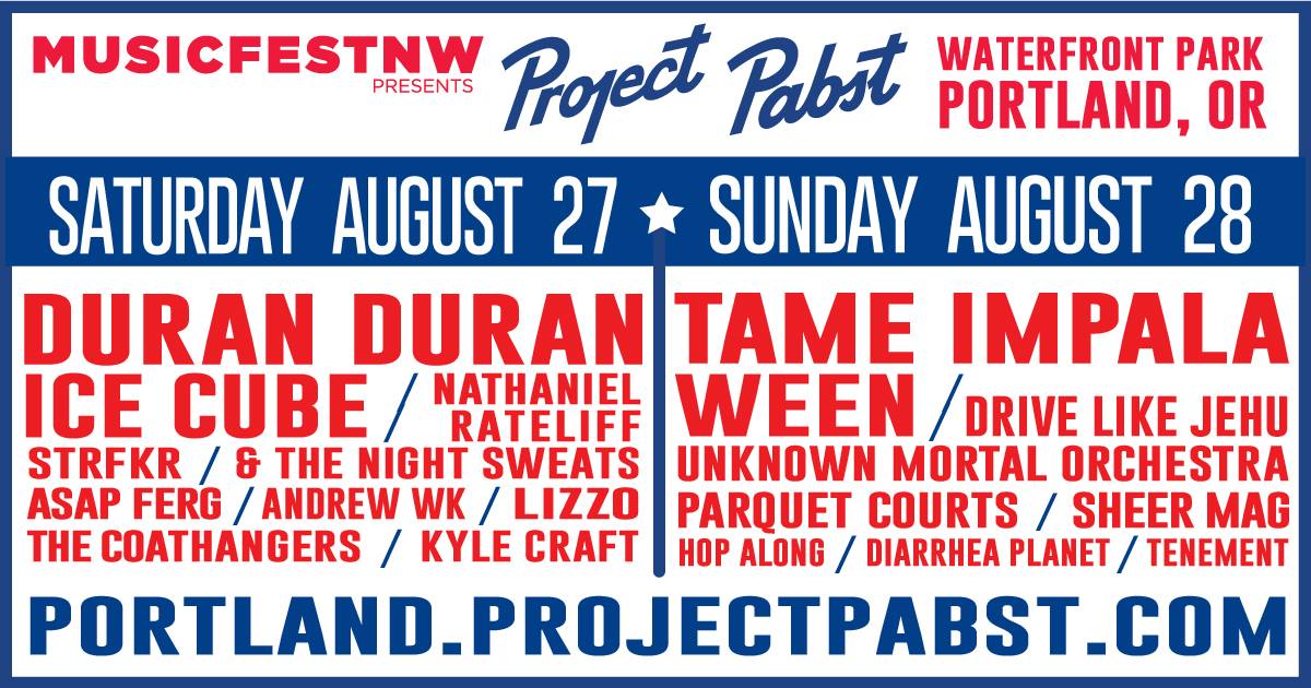 MusicfestNW Presents: Project Pabst at Tom McCall Waterfront Park