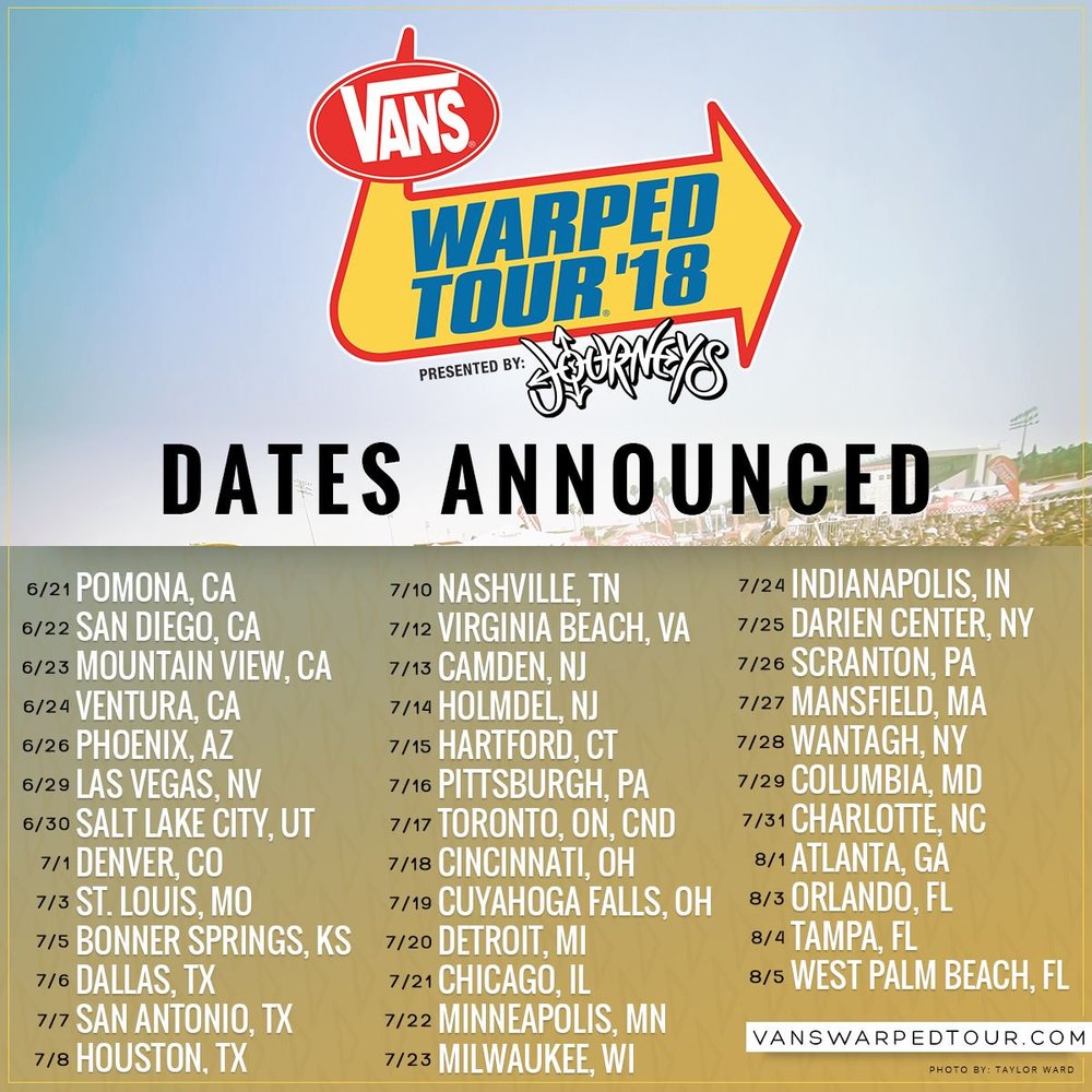 Vans Warped Tour 2018 —