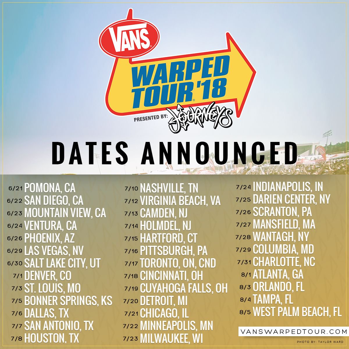 van warped tour 2019