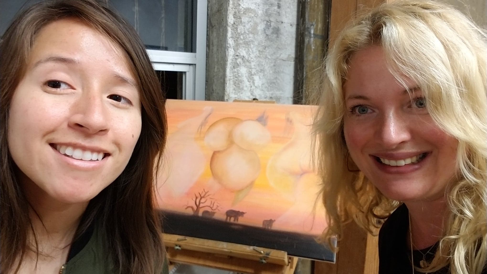 2 Irina and Myself With the Live Painting She Was Completing.jpg