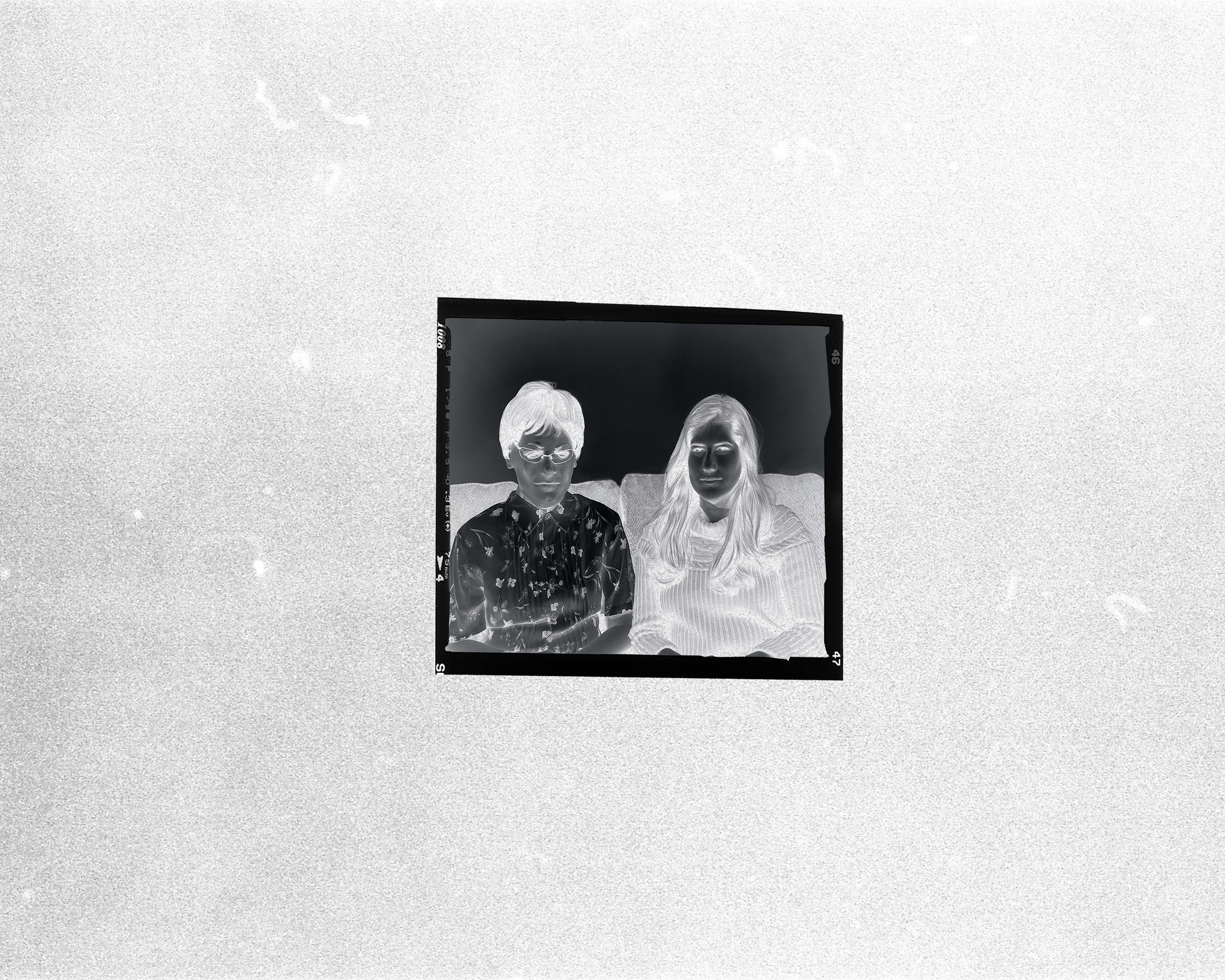 Negative of Sara and Mina, early 1980s, Kishinev.jpg