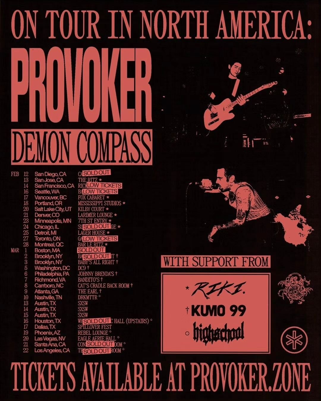 PROVOKER 🍊 Orange County 

Catch @provoker.zone @israelsarcade @_highschool._ live at @observatoryoc in Santa Ana, California tonight, Thursday, March 21st 🎵

Catch previous Observatory OC shows on soundbitemagazine.net 📲

Which are your favorite 