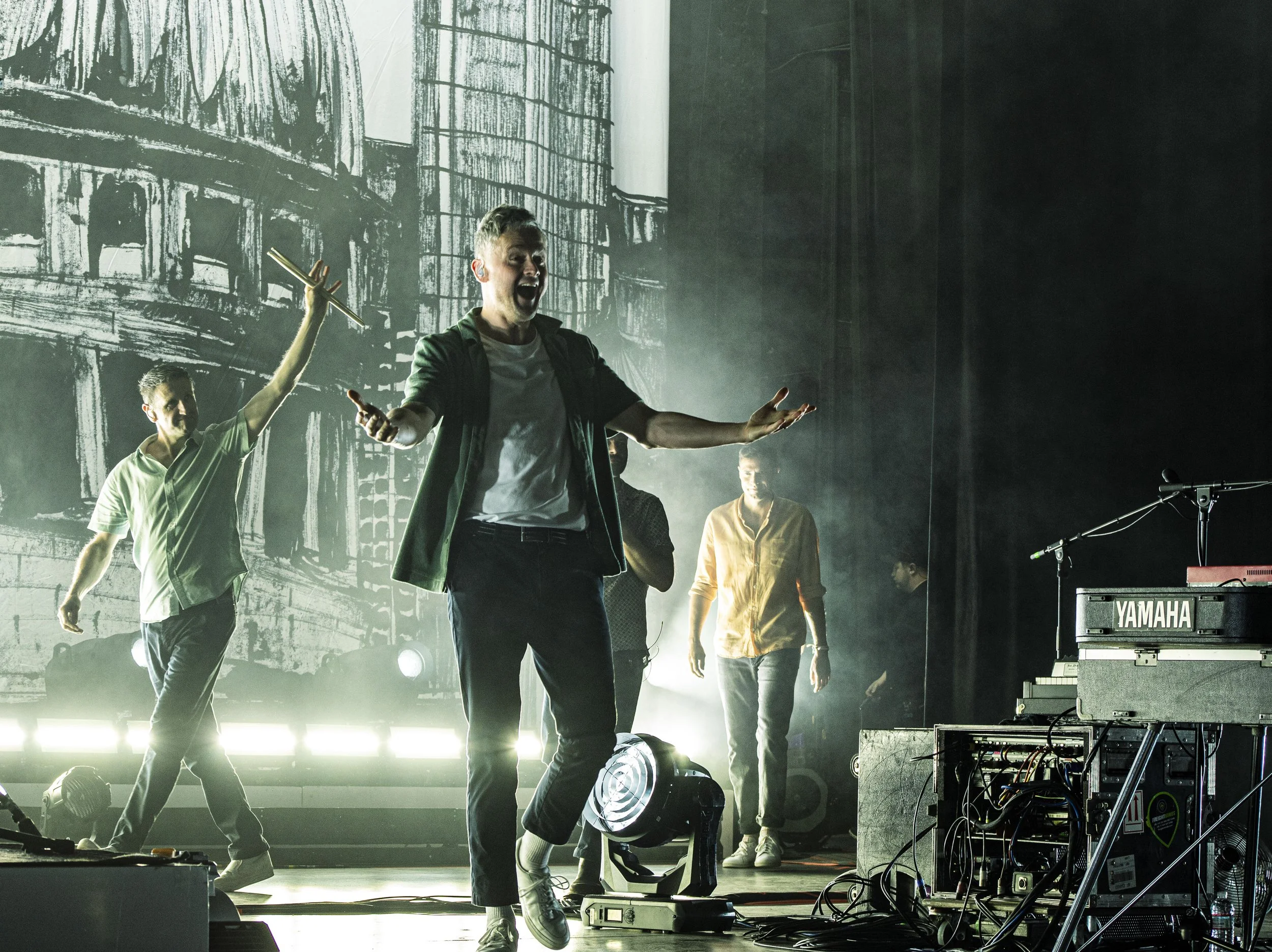 Keane's sold-out Los Angeles show at the Greek Theatre during their Hopes and Fears 20th Anniversary tour