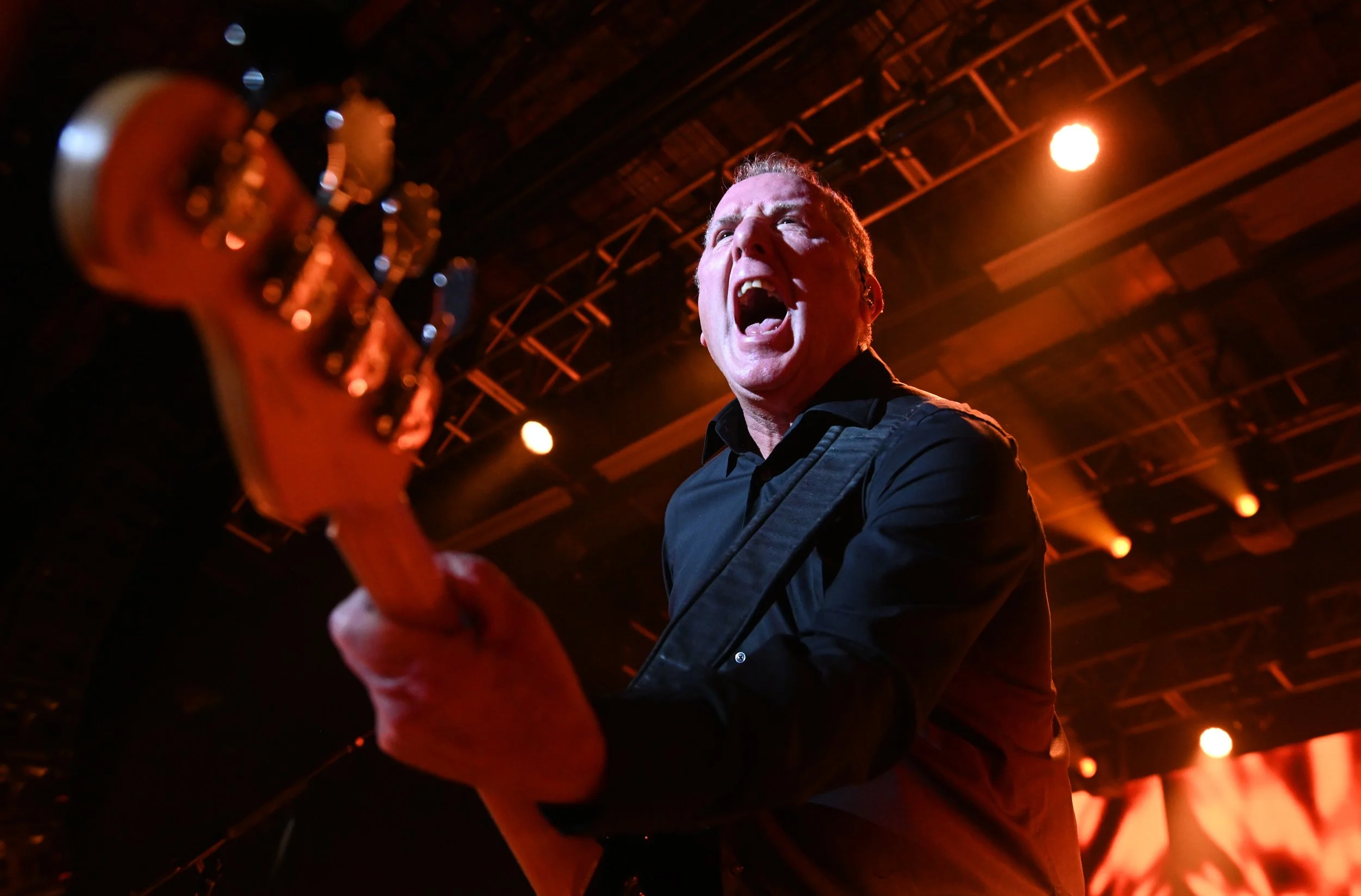 Electronic Rock group, Orchestral Manoeuvres in the Dark (OMD), performance at House of Blues Anaheim