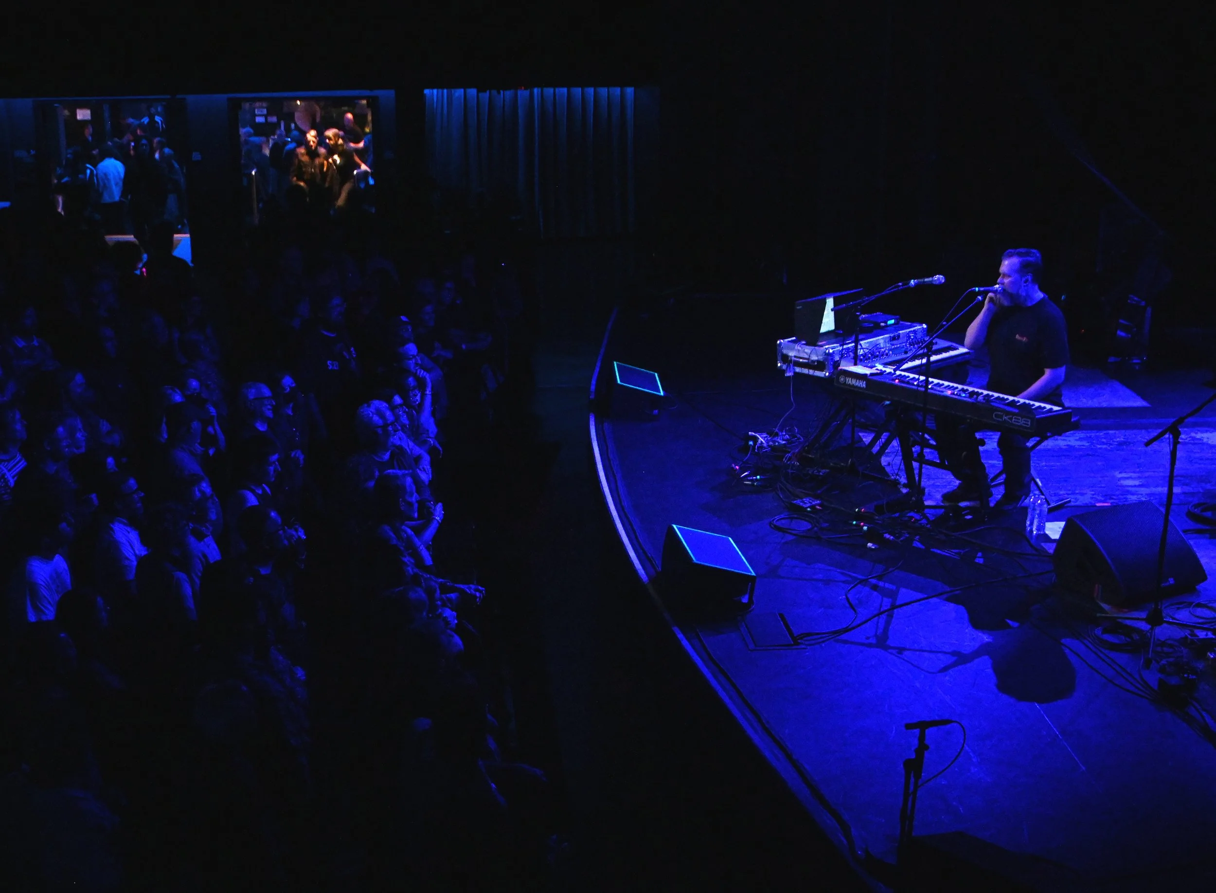 Singer-songwriter John Grant's solo performance at the Bellwether in Los Angeles, California