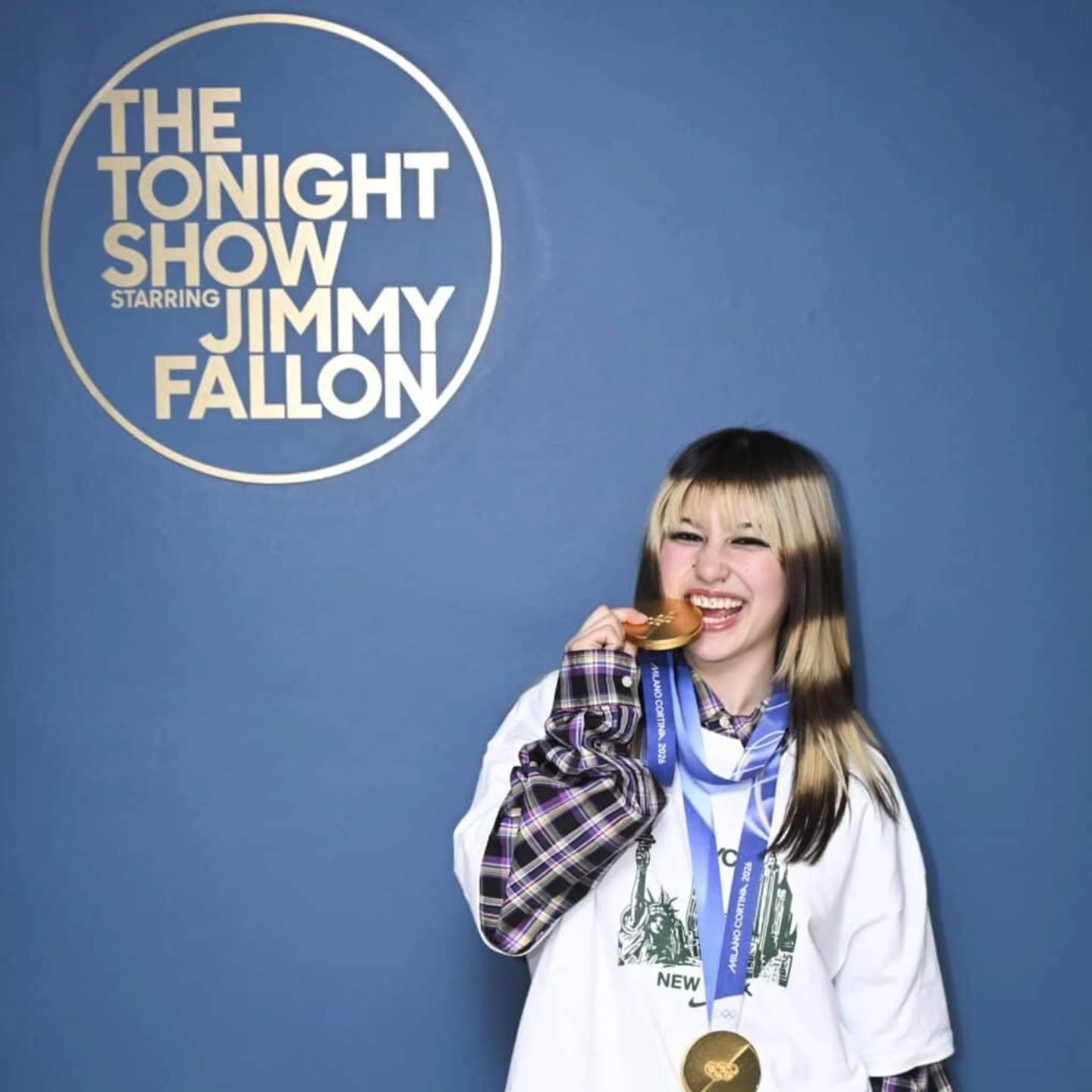 Catch Alysa Liu on the Tonight Show 🌙

California Olympic Medalist @alysaxliu surprised @jimmyfallon tonight show guests. This will be her third appearance on the Tonight Show @fallontonight. She appeared on December 2025 and January 2019. 📺 

Are 