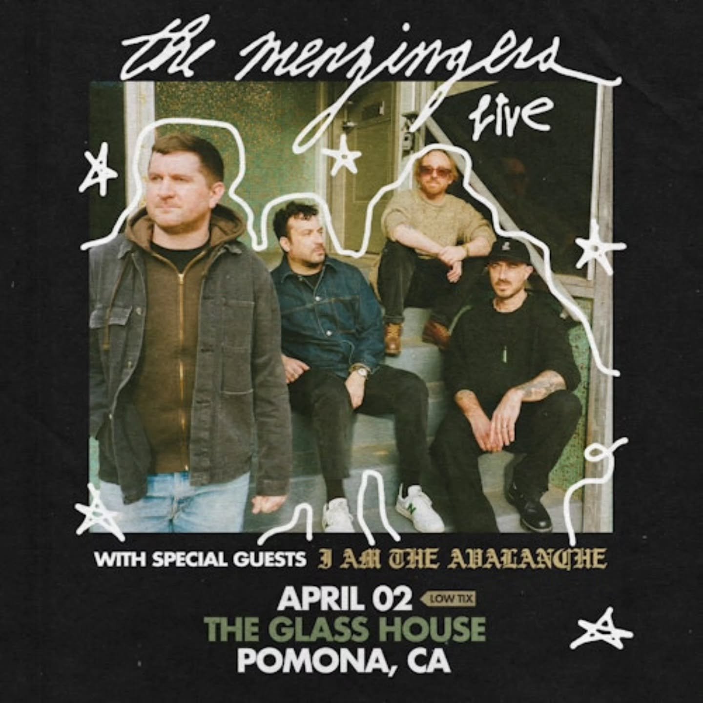 ✨️ 🎟 TICKET GIVEAWAY 🎟 ✨️

Enter to win tickets to the Menzingers @themenzingers and I Am the Avalanche @iamtheavalanchenyc live in concert at the Glass House Pomona @theglasshousepomona on Thursday, April 2nd. 🎶

Giveaway steps:
1. Follow @soundb