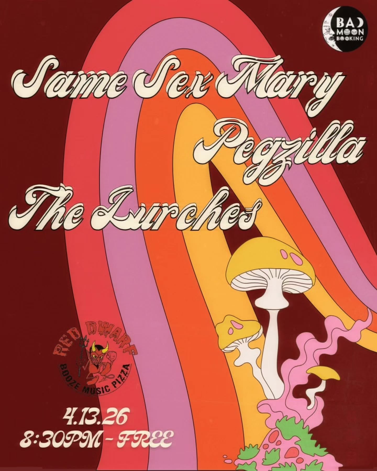 Free Things To Do in Las Vegas 🎵

Catch Pegzilla @fearpegzilla, Same Sex Mary @samesexmary, The Lurches @thelurches live in concert at Red Dwarf @reddwarf_lv in Las Vegas, Nevada on April 13th! 🎵

Stay tuned on local events on soundbitemagazine.net