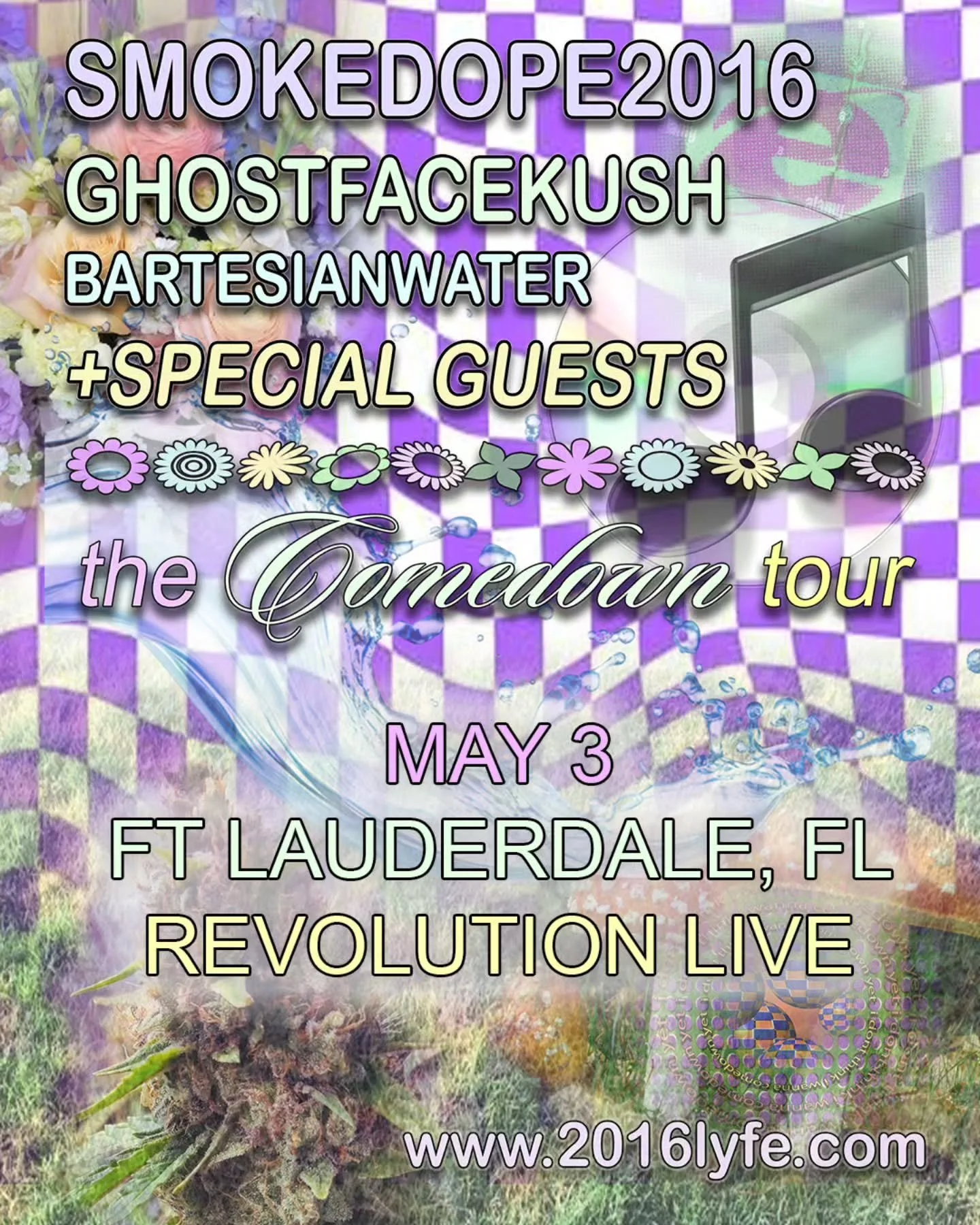 ✨️ 🎟 TICKET GIVEAWAY 🎟 ✨️

Enter to win tickets to Smokedope2016, Ghostfacekush, &amp; Bartesianwater on May 3rd at Revolution Live @revolutionlive in Fort Lauderdale, Florida. 🎵

Giveaway steps:
1. Follow @soundbitemagazine &amp; @revolutionlive 