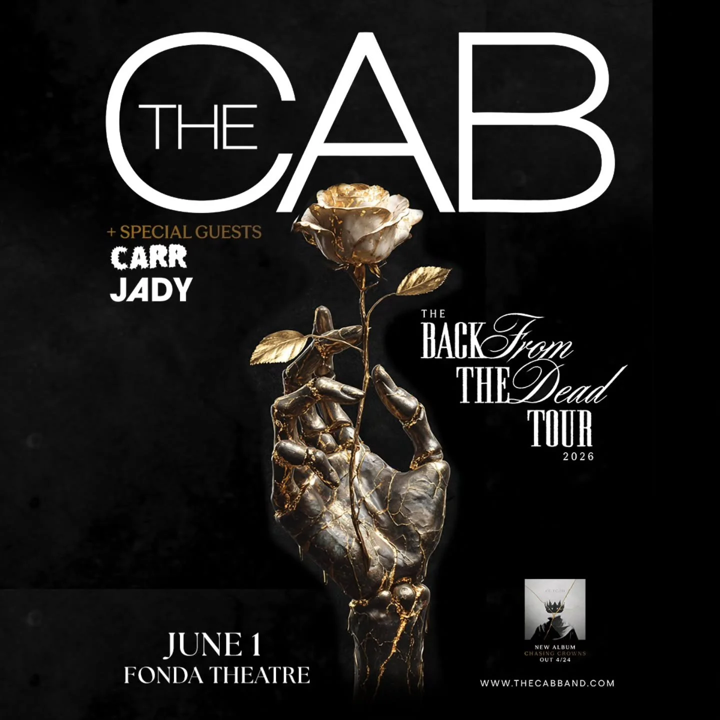 ✨️ 🎟 LA TICKET GIVEAWAY 🎟 ✨️

Enter to win tickets to The Cab @thecab &amp; Carr Jady live in concert at the Fonda Theatre @fondatheatre in Los Angeles, California on June 1st. 🎶

Giveaway steps:
1. Follow @soundbitemagazine &amp; @fondatheatre 📲