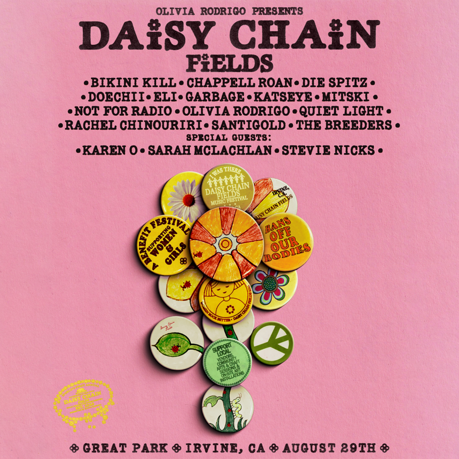 Daisy Chain Fields Fest 2026: 10 Must-See Artists From Olivia Rodrigo to Stevie Nicks 