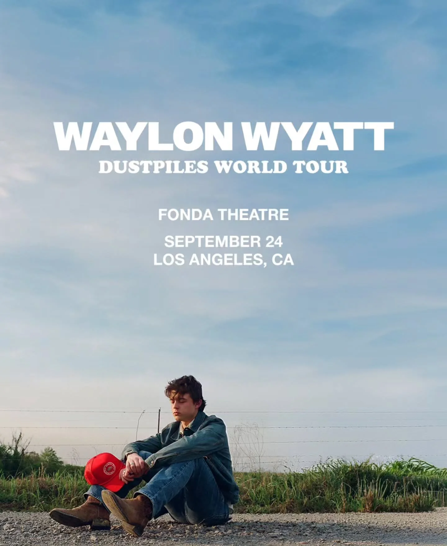 ✨️ 🎟 LA TICKET GIVEAWAY 🎟 ✨️

Enter to win a pair of tickets to Waylon Wyatt &amp; Zandi Holup live at the Fonda Theatre on September 24th! ✨️

Giveaway steps:
1. Follow @soundbitemagazine &amp; @fondatheatre 📲 
2. Reshare this post in your story 