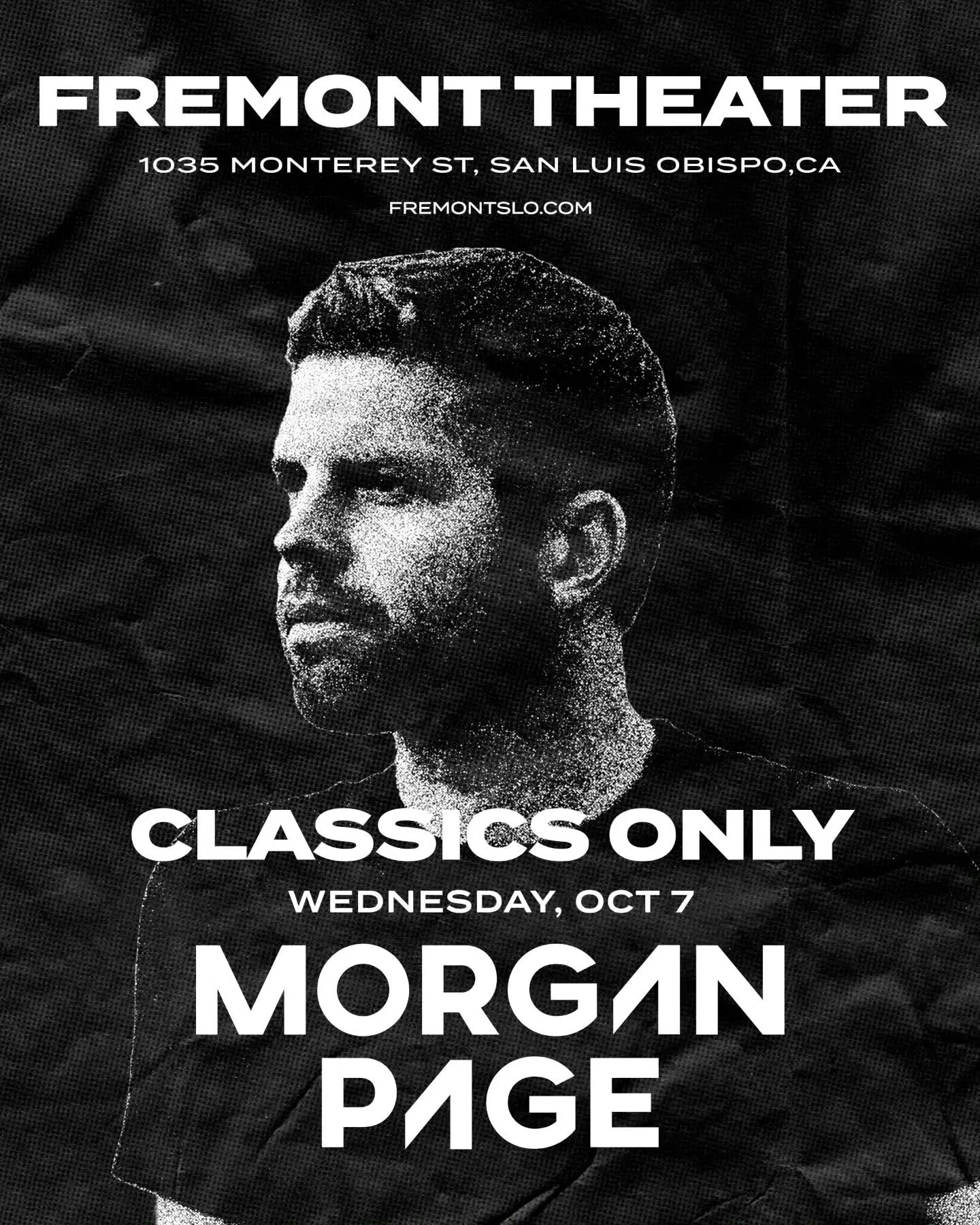 ✨️ 🎟 SLO TICKET GIVEAWAY 🎟 ✨️

Enter to win a pair of tickets to Morgan Page @morganpage live at the Fremont Theatre @fremontslo on October 7th! ✨️ 

Giveaway steps:
1. Follow @soundbitemagazine &amp; @fremontslo 📲 
2. Reshare this post in your st