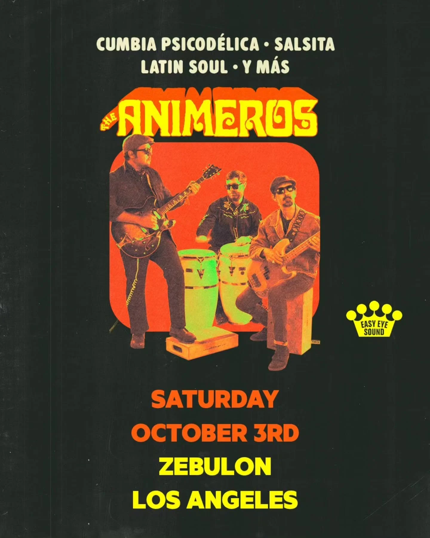 ✨️ 🎟 LA TICKET GIVEAWAY 🎟 ✨️

Enter to win a pair of tickets to The Animeros @theanimeros live at Zebulon @zebulonla on Saturday, October 3rd! ✨️

Giveaway steps:
1. Follow @soundbitemagazine @theanimeros @zebulonla @easyeyesound 📲 
2. Reshare thi