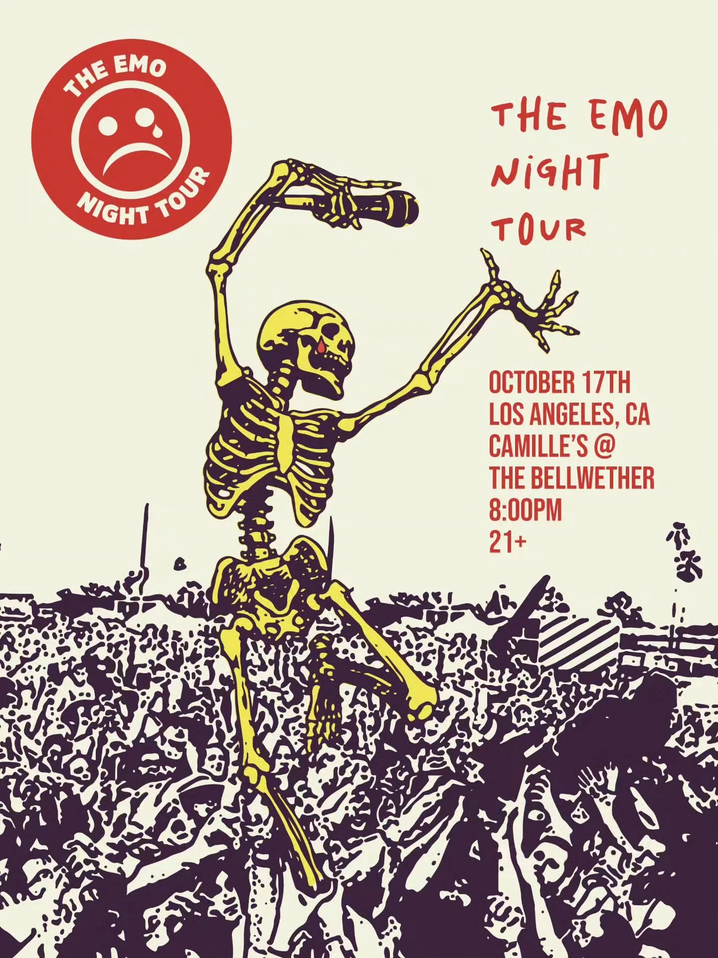 ✨️ 🎟 LA TICKET GIVEAWAY 🎟 ✨️

Enter to win a pair of tickets to Emo Night Tour at Camille's at the Bellwether on October 17th! ✨️ 

Giveaway steps:
1. Follow @soundbitemagazine &amp; @thebellwetherla 📲 
2. Reshare this post in your story &amp; tag