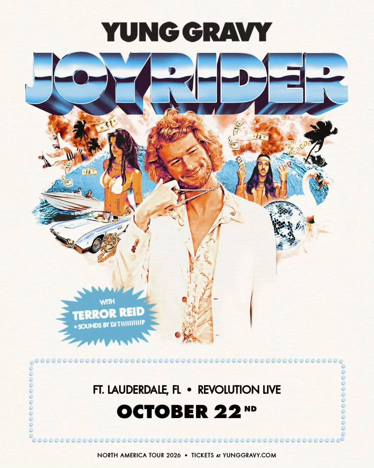 ✨️ 🎟 TICKET GIVEAWAY 🎟 ✨️

Enter to win a pair of tickets (2) to Yung Gravy @yunggravy live in concert at Revolution Live on October 22nd!

Giveaway steps:
1. Follow @soundbitemagazine &amp; @revolutionlive 📲 
2. Reshare this post in your story &a