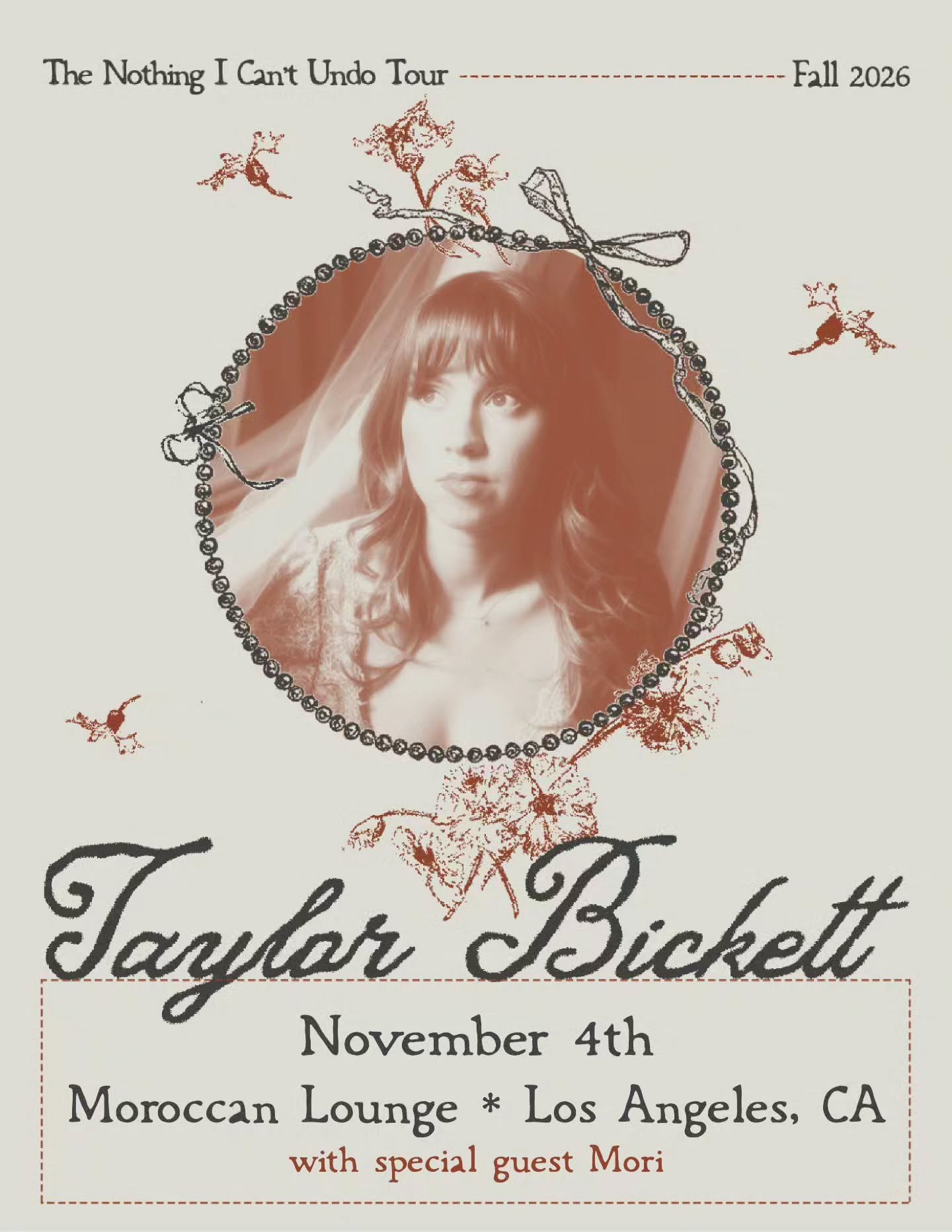 ✨️ 🎟 LA TICKET GIVEAWAY 🎟 ✨️

Enter to win a pair of tickets to Taylor Bickett &amp; Mori Live in concert at Moroccan Lounge on November 4th! ✨️ 

Giveaway steps:
1. Follow @soundbitemagazine &amp; @taylorbickett 📲 
2. Reshare this post in your st