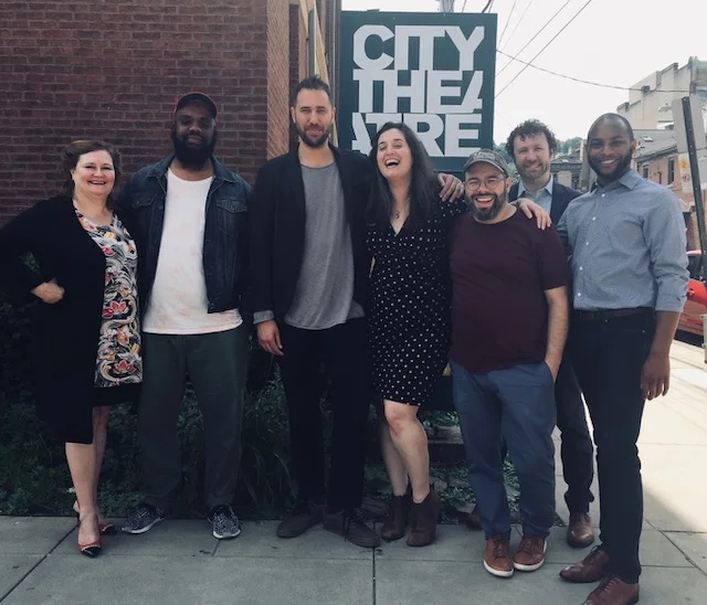 From left: Nan Barnett, Tearrance Arvelle Chisholm, Eric Micha Holmes, Clare Drobot, Matt Schatz, James McNeel, and Reg Douglas. Pittsburgh, PA.