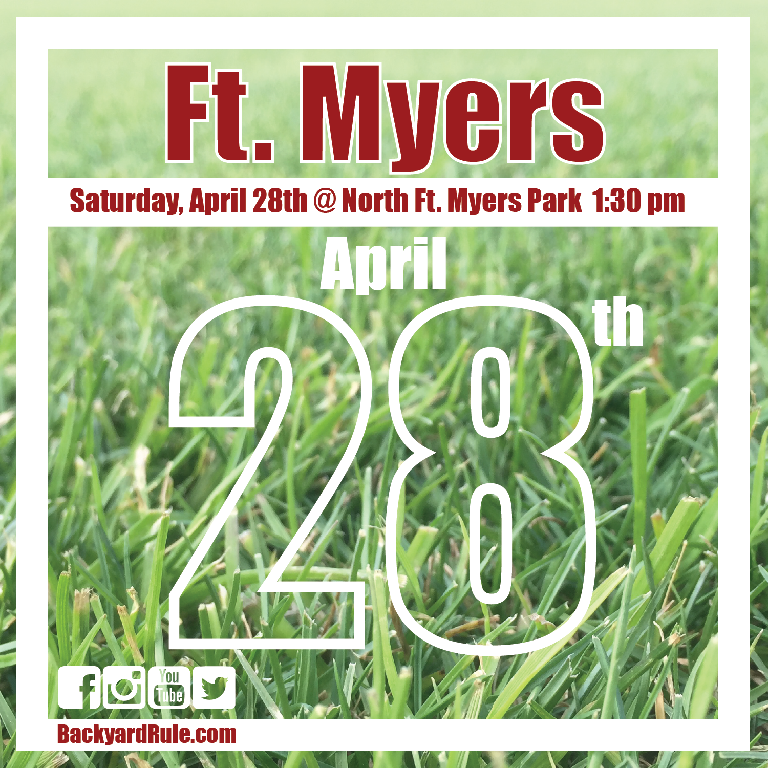 Next Ft. Myers Event: 4/28/18