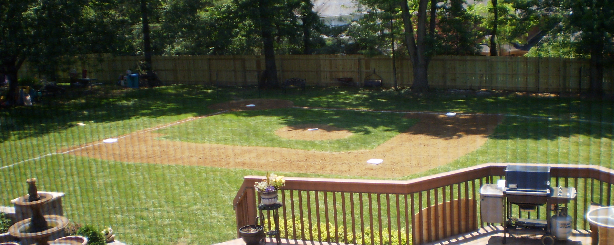 “The Royal Green” was our backyard field in Cincinnati, OH. Thank you Mom for letting us tear up the grass, full well knowing that it indeed would NOT be a selling point for the house one day.. The rules and style of our gameplay was developed in this backyard with my brothers, friends and neighbors.