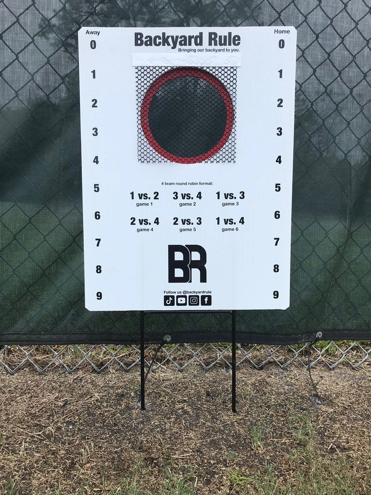 Wiffle ball strike zone — Backyard Rule