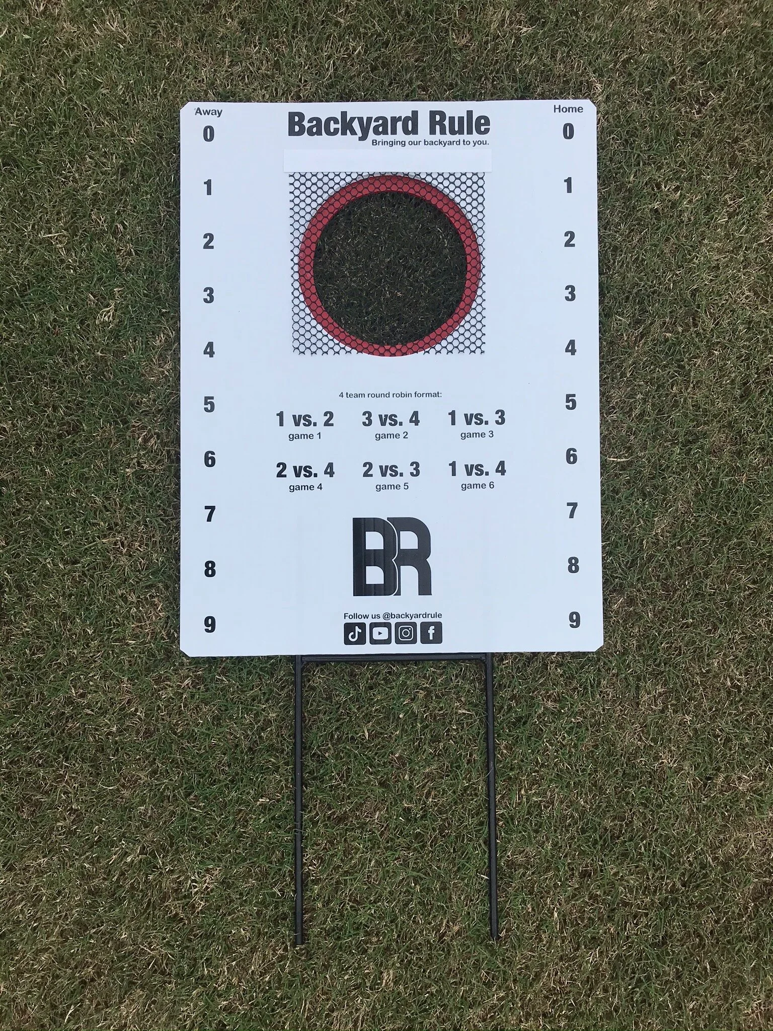 Wiffle ball strike zone — Backyard Rule