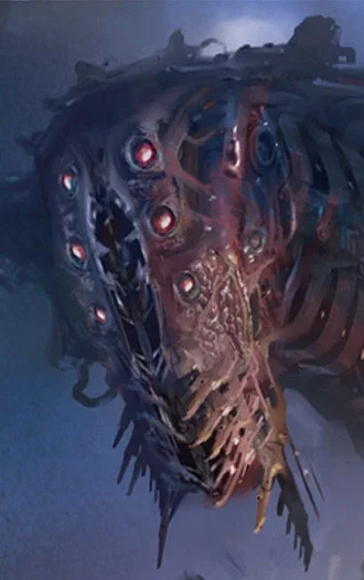 The wee beastie's head.