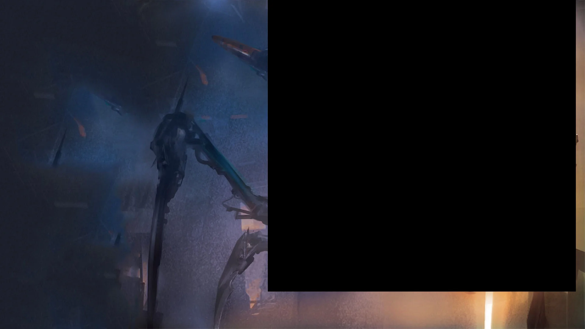 The background