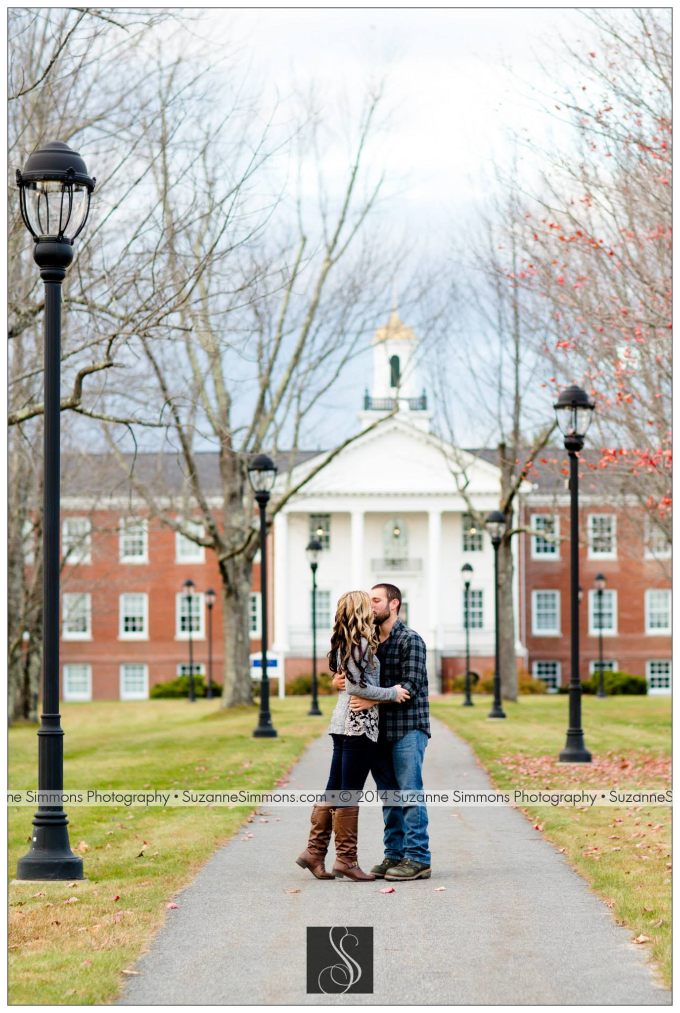 Pineland Farms Wedding Engagement Portraits