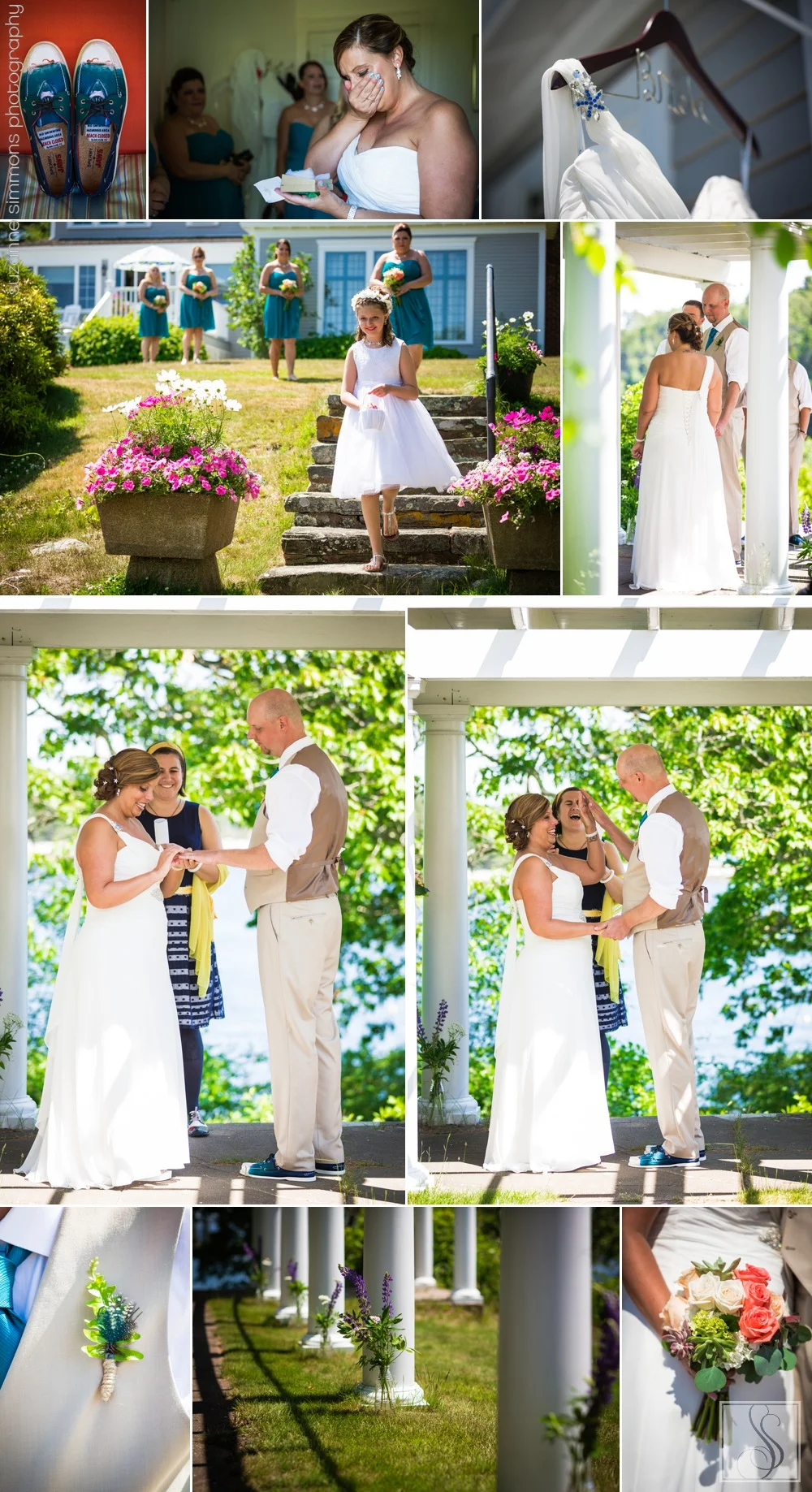 Jessika & Eric's Destination Maine Wedding at Mooring Bed & Breakfast