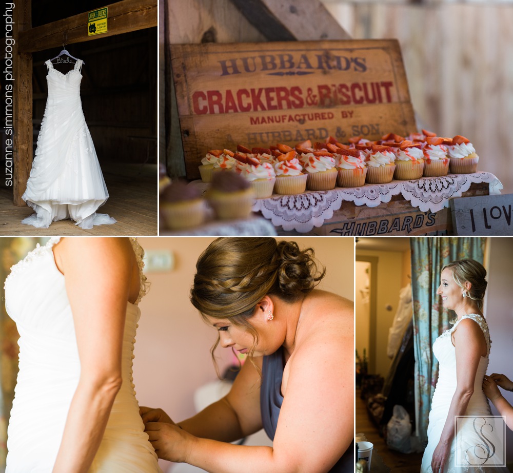 Rustic Pownal Maine Wedding