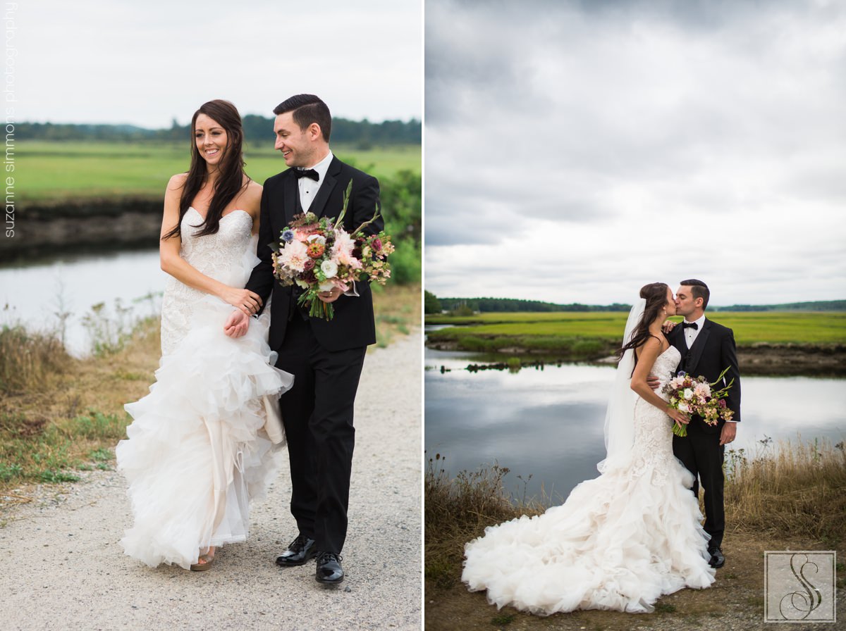 Scarborough Maine wedding portraits