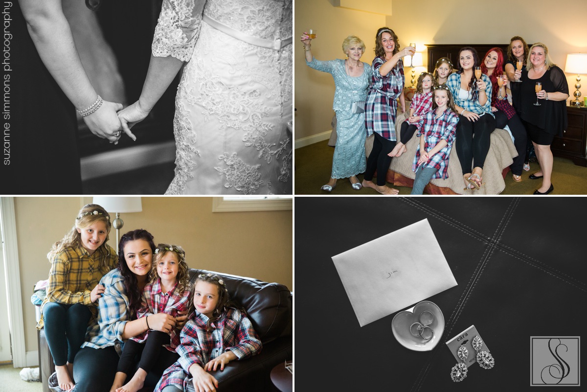 Maine wedding preparations