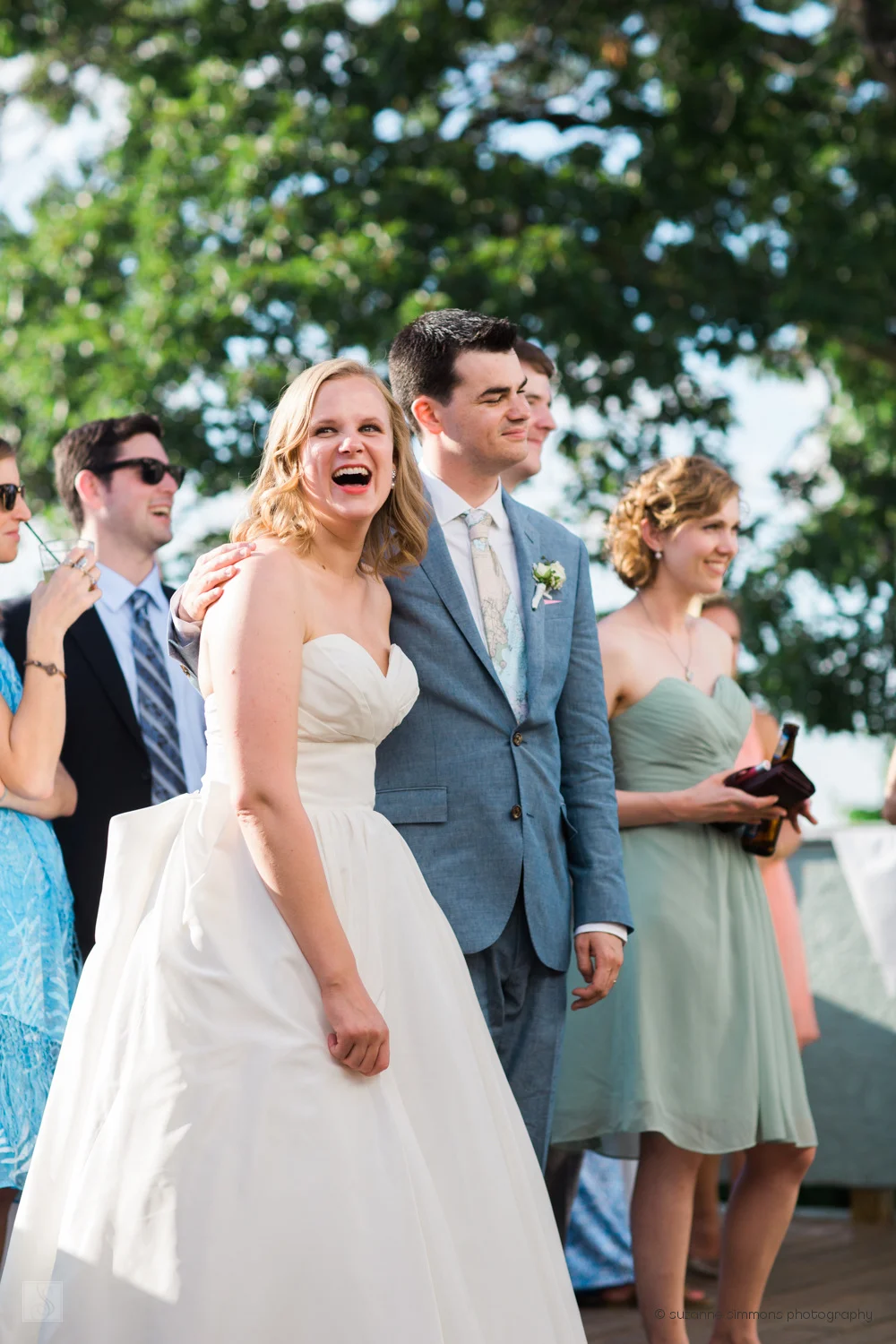Wedding at Harbor View at Jones Landing on Peaks Island, Portland, Maine