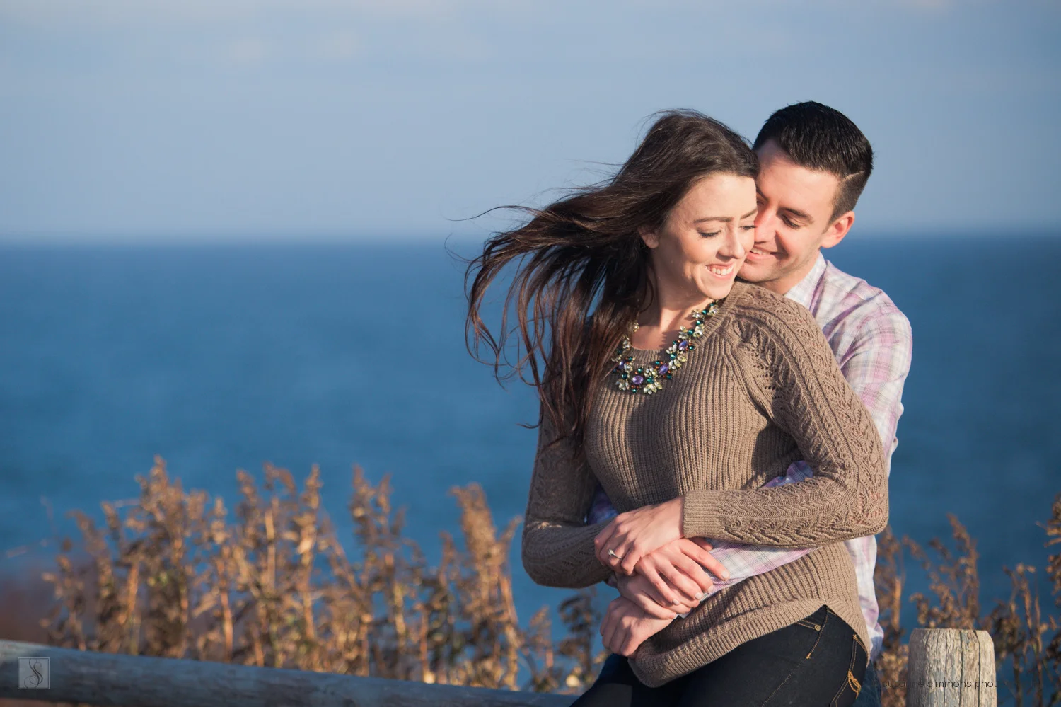 Engagement Portraits at Two Lights State Park
