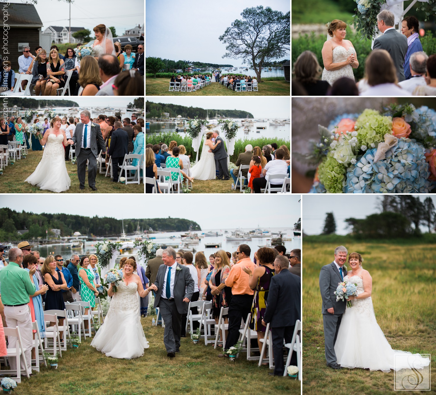 Bailey Island Maine Wedding Ceremony