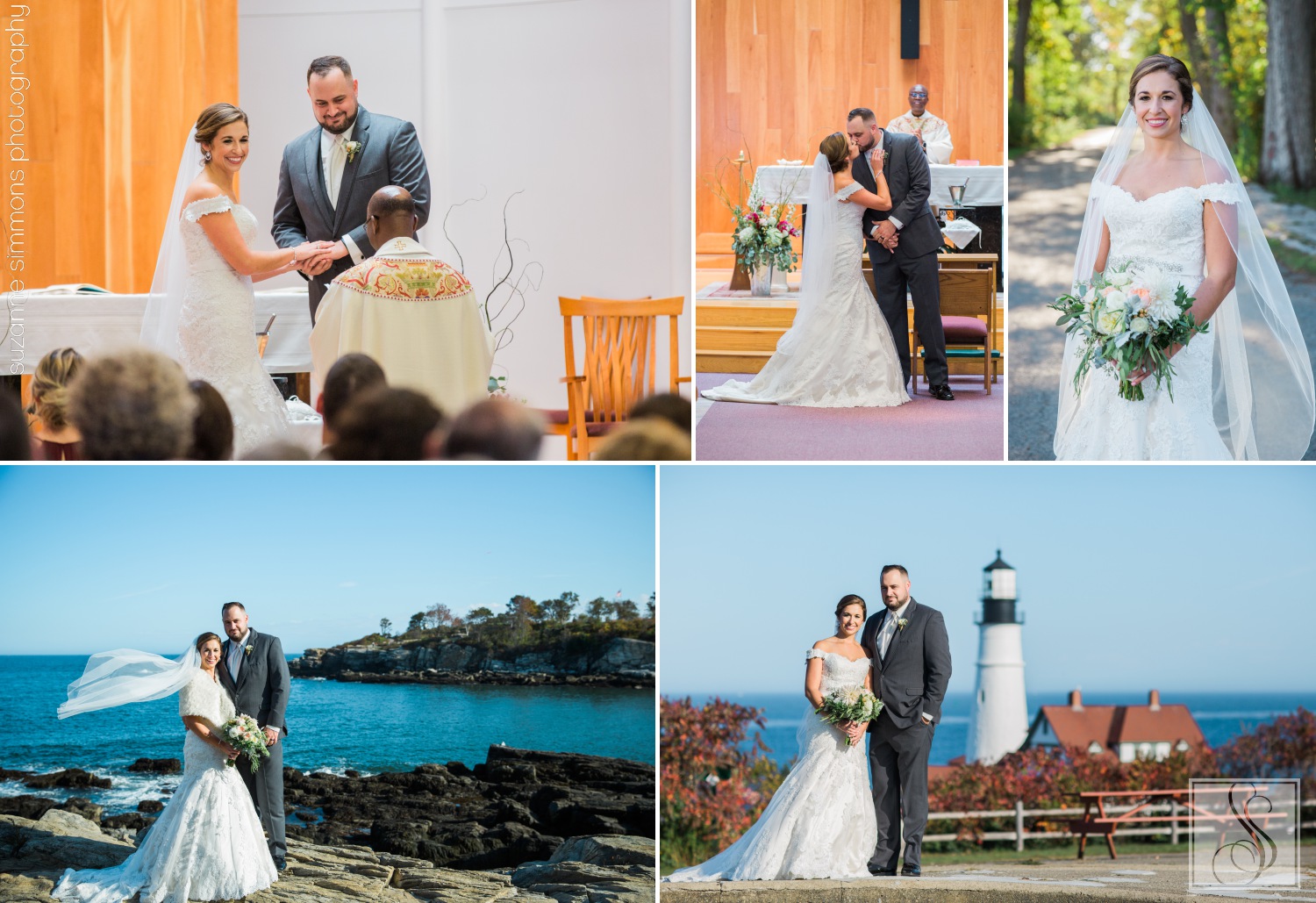 Emily & Coleman's Wedding at Mariner's Church in Portland's Old Port
