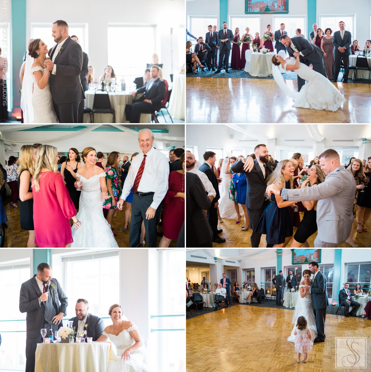 Maine wedding at Mariner's Church Banquet Center