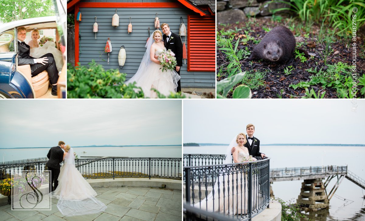 Wedding Portraits at the Bar Harbor Regency Stone House