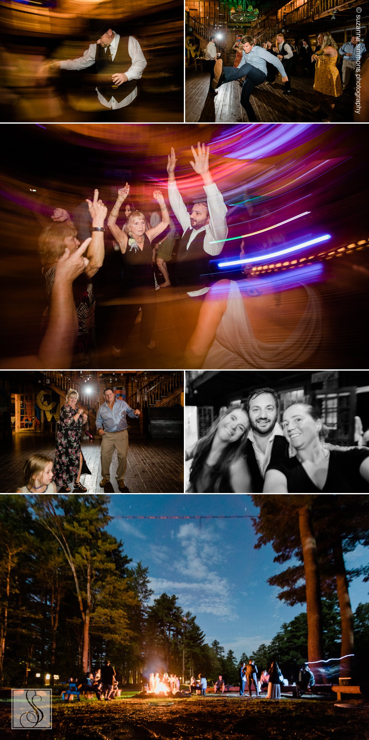 Wedding dancing at Camp Wildwood