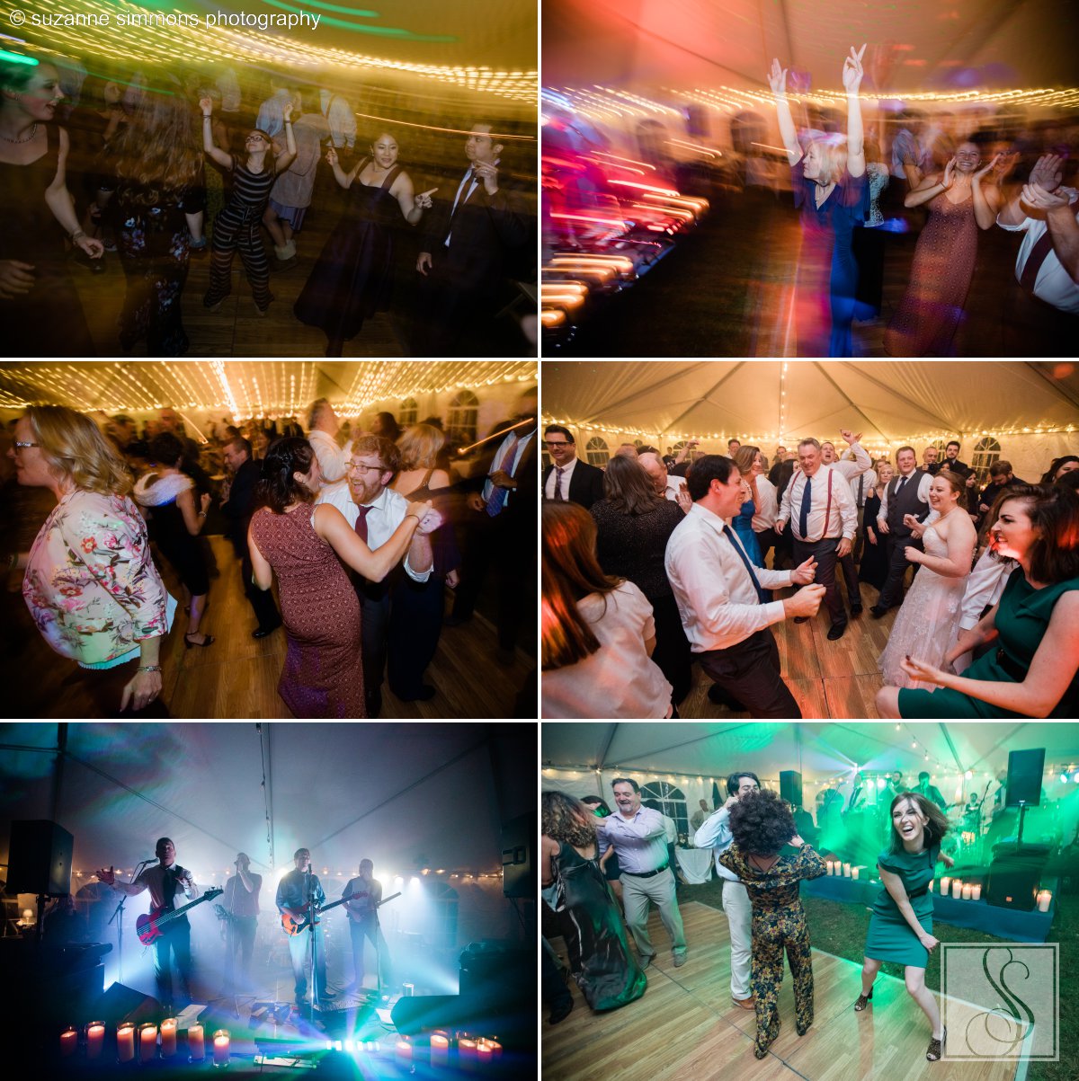 Wedding reception in Wells, Maine