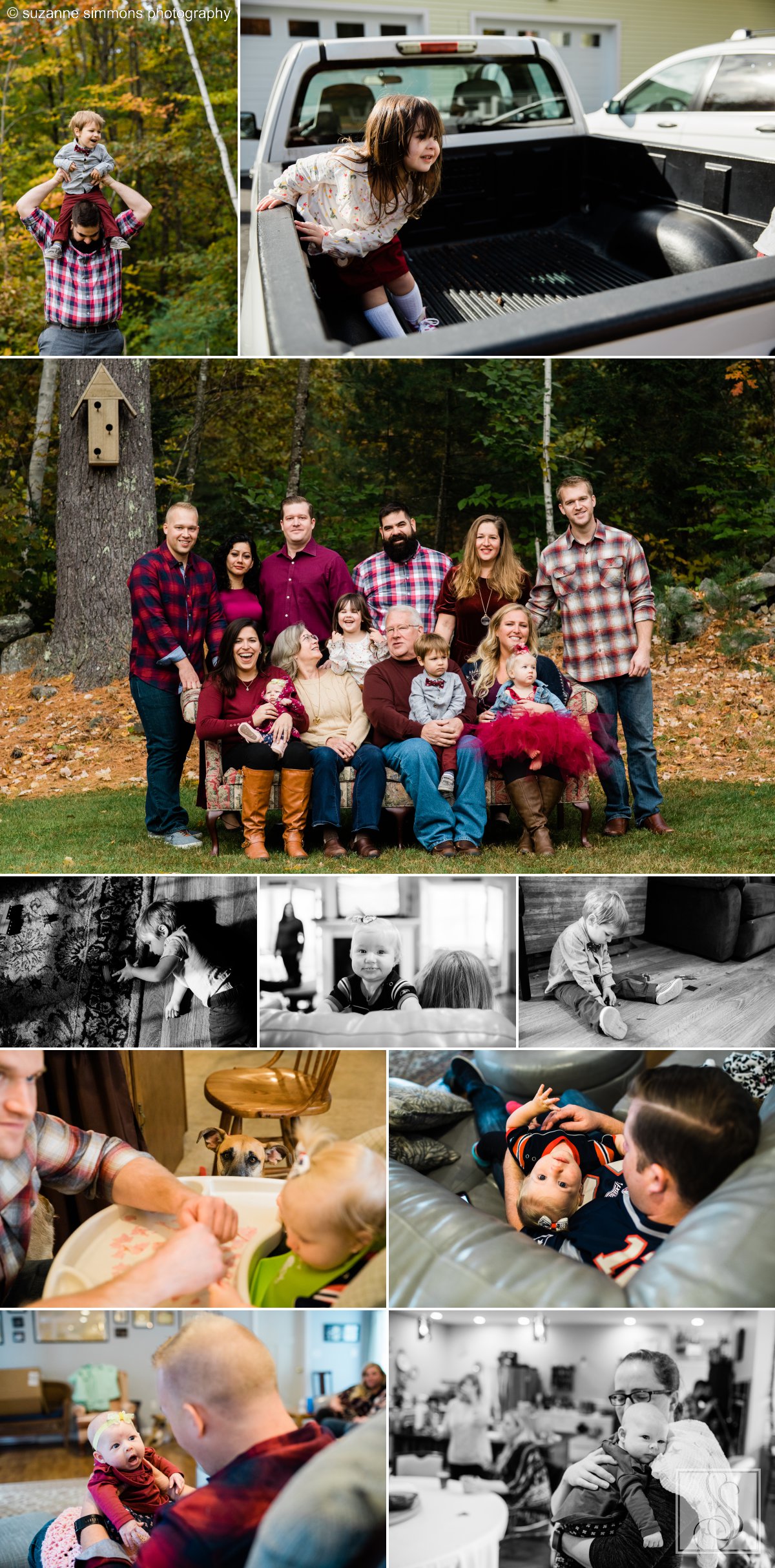 Waterboro Maine family portraits