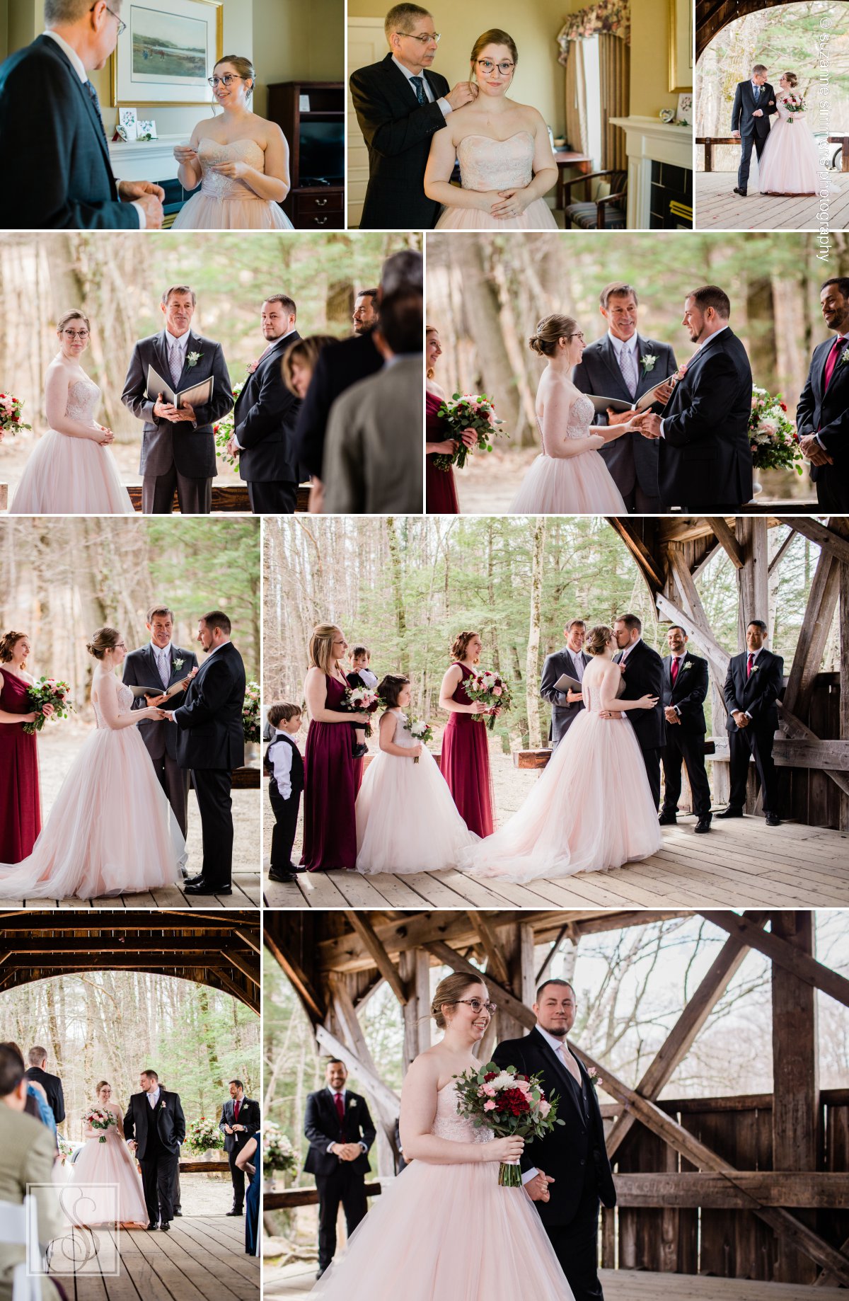 Sunday River Bridge Wedding Ceremony