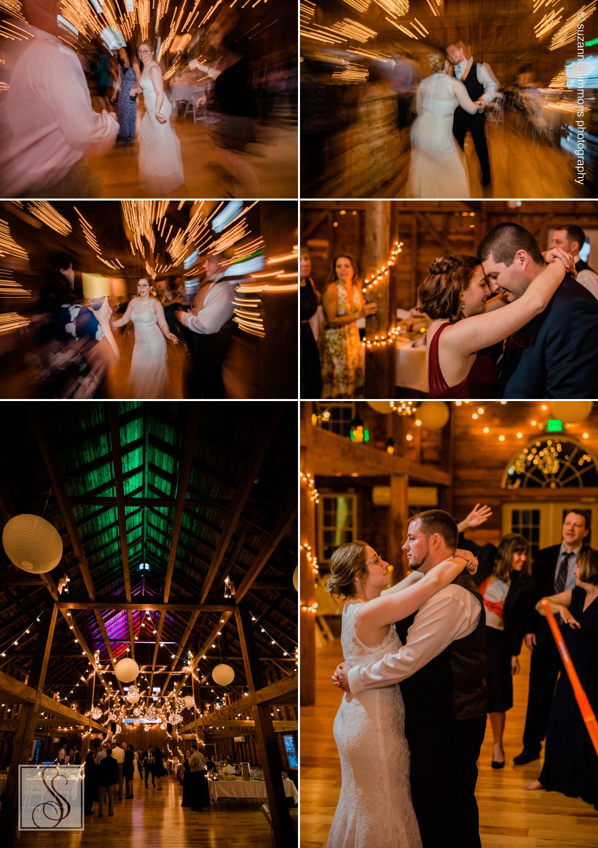 Wedding dance floor at the 1888 Wedding Barn
