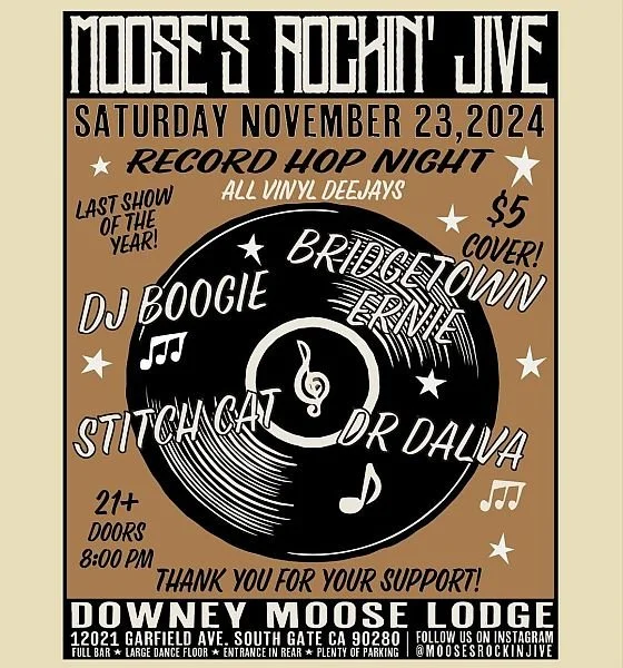 Moose's Rockin’ Jive - Record Hop Night — Let's Go Rockabilly!