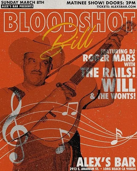 rockabilly show, 3-08-2026, bloodshot bill